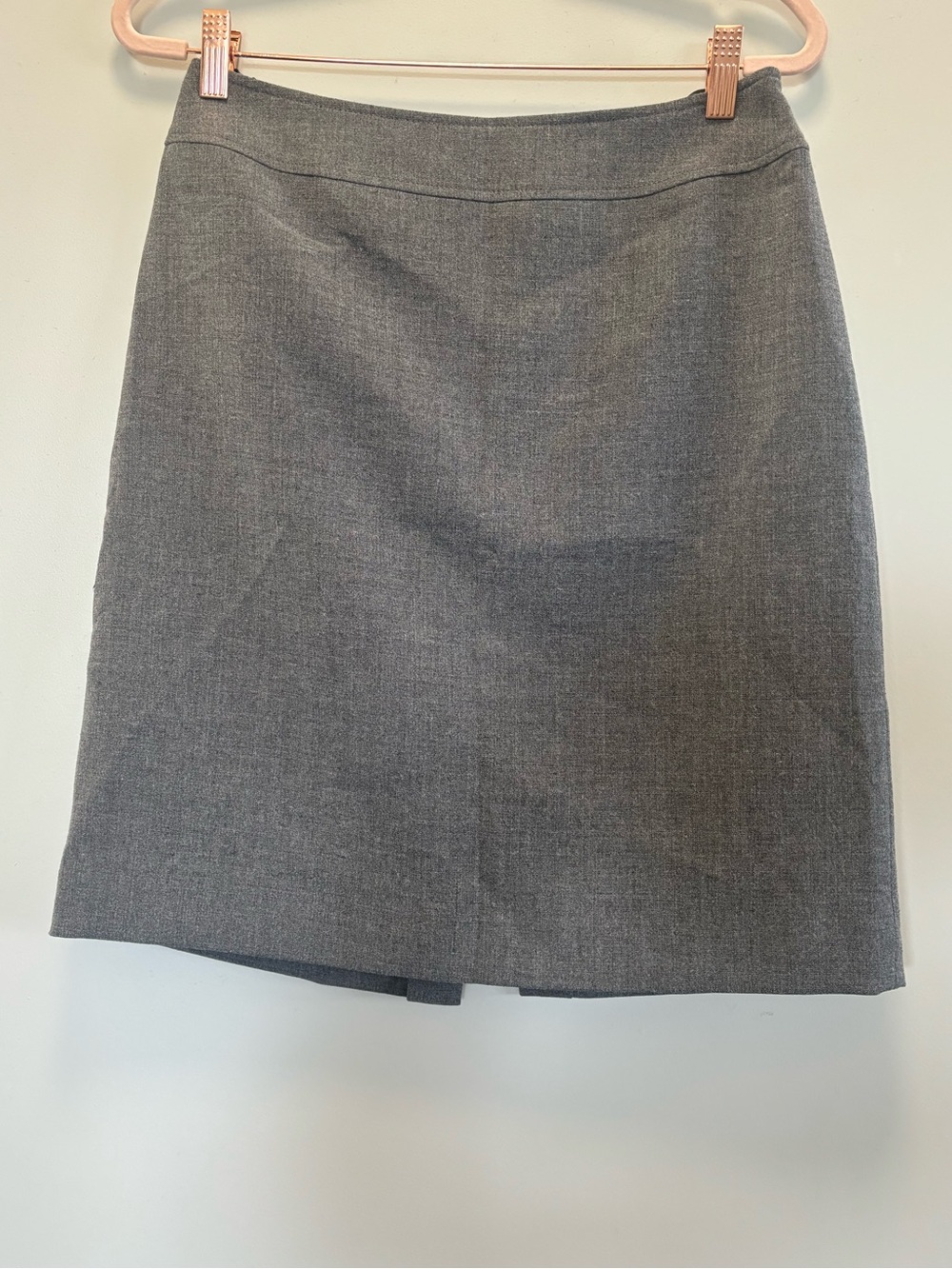 Tahari ASL Gray Tailored Pencil Skirt
